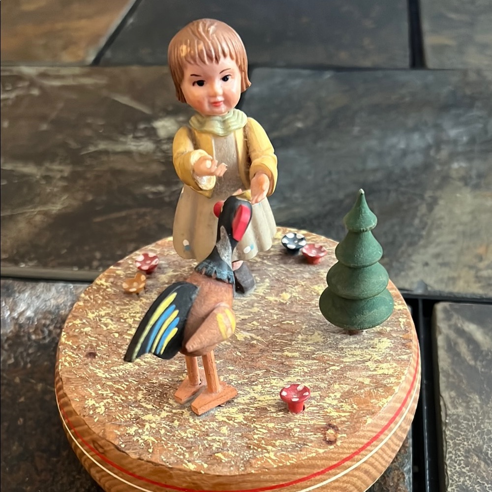*Vintage* Thorens Rotating Music Box made in Switzerland- song “Hi Lilli Hilo”